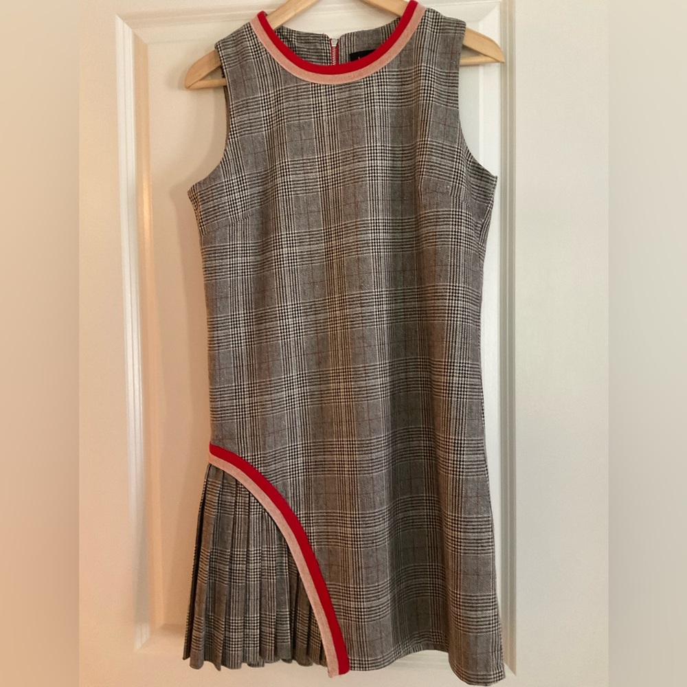 Lea & Viola plaid mini dress